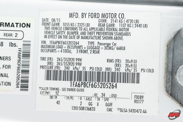 2016 Ford Mustang GT Premium 2016 Ford Mustang GT Premium