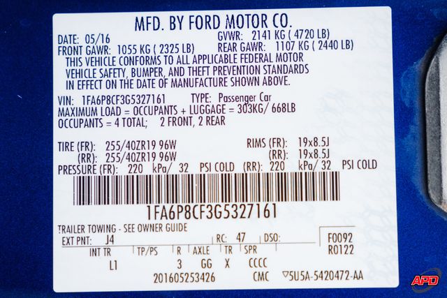 2016 Ford Mustang GT Premium 2016 Ford Mustang GT Premium