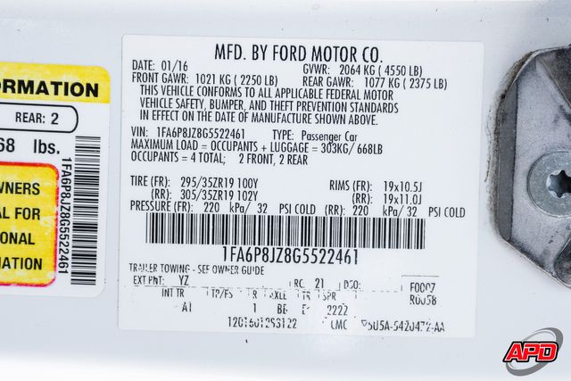 2016 Ford Mustang Shelby GT350