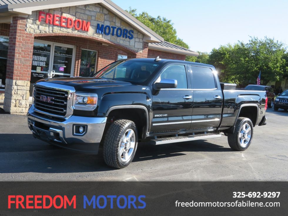 2016 Gmc Sierra 2500hd Slt 4x4 Duramax Diesel Abilene Texas