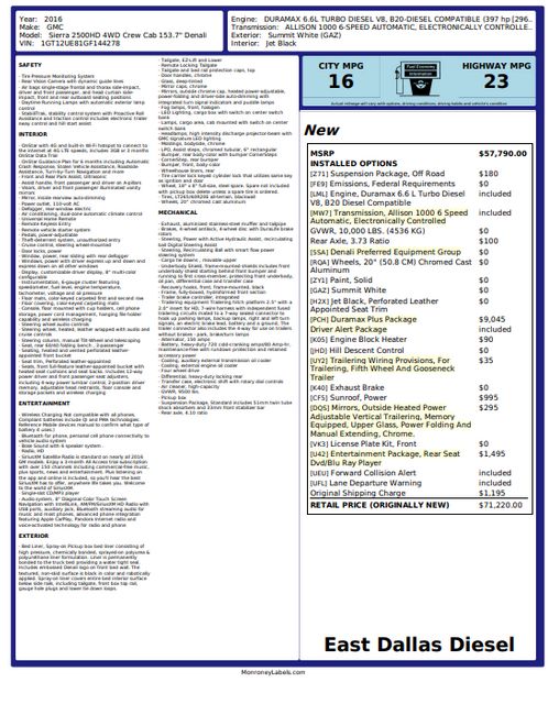 2016 GMC Sierra 2500HD Denali | Dallas, TX | East Dallas Diesel