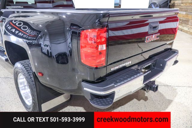 2016 GMC Sierra 3500HD SLT 4x4 Dually Duramax Diesel Allison 1Owner Black