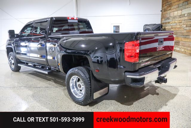 2016 GMC Sierra 3500HD SLT 4x4 Dually Duramax Diesel Allison 1Owner Black