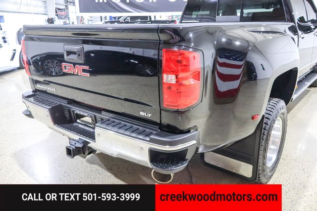 2016 GMC Sierra 3500HD SLT 4x4 Dually Duramax Diesel Allison 1Owner Black 2016 GMC Sierra 3500HD SLT 4x4 Dually Duramax Diesel Allison 1Owner Black