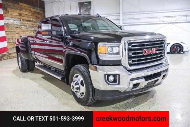 2016 GMC Sierra 3500HD SLT 4x4 Dually Duramax Diesel Allison 1Owner Black