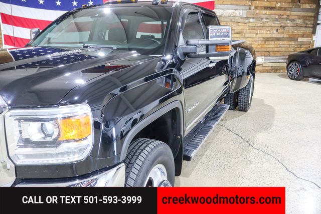 2016 GMC Sierra 3500HD SLT 4x4 Dually Duramax Diesel Allison 1Owner Black