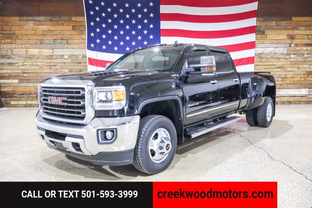 2016 GMC Sierra 3500HD SLT 4x4 Dually Duramax Diesel Allison 1Owner Black in Searcy, AR 72143