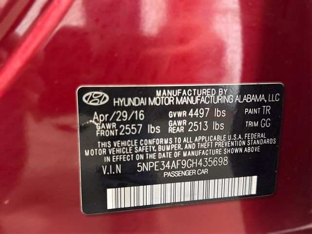 2016 Hyundai SONATA Sport 2016 Hyundai SONATA Sport