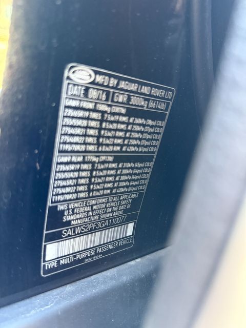 2016 Land Rover Range Rover Sport HST 2016 Land Rover Range Rover Sport HST