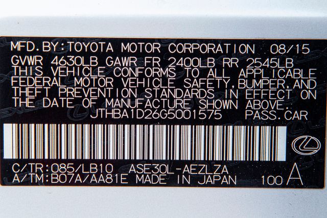 2016 Lexus IS 200t Base | Van Nuys, CA | Stellar Auto INC. 2016 Lexus IS 200t Base | Van Nuys, CA | Stellar Auto INC.