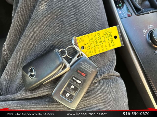 2016 Lexus IS 200t Base