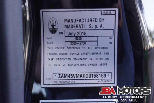 2016 Maserati GranTurismo Sport Convertible S Gran Turismo C Sport 21k Miles | MESA, AZ | JBA MOTORS 2016 Maserati GranTurismo Sport Convertible S Gran Turismo C Sport 21k Miles | MESA, AZ | JBA MOTORS