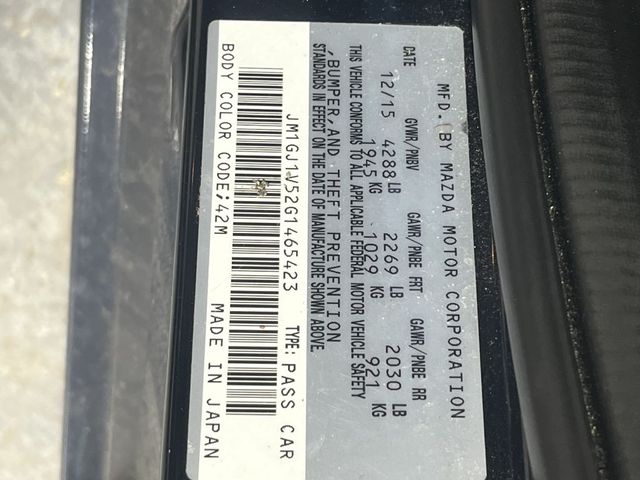 2016 Mazda Mazda6 i Touring | Annapolis, MD | Annapolis Public Auto Auction 2016 Mazda Mazda6 i Touring | Annapolis, MD | Annapolis Public Auto Auction