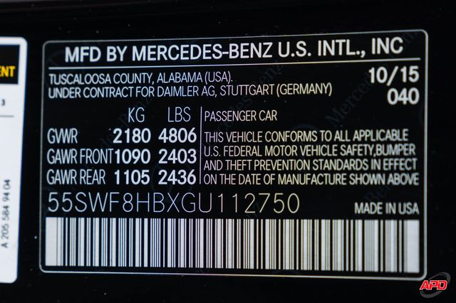 2016 Mercedes-Benz AMG C 63 S BRABUS 2016 Mercedes-Benz AMG C 63 S BRABUS