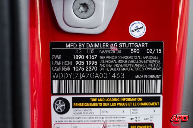 2016 Mercedes-Benz AMG GT S 2016 Mercedes-Benz AMG GT S