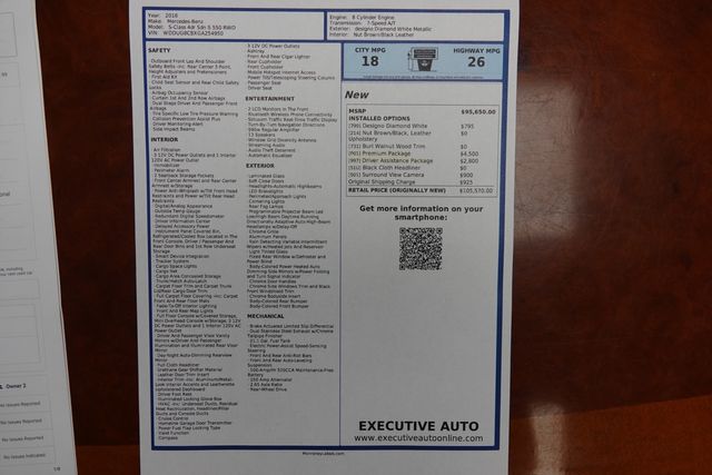 2016 Mercedes-Benz S-Class S 550 | Loganville, Georgia | Executive Auto