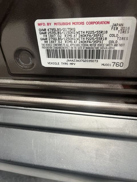 2016 Mitsubishi Outlander SE | Annapolis, MD | Annapolis Public Auto Auction