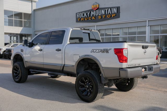 2016 Nissan Titan XD PRO-4X W/ UPGRADES / CUMMINS DIESEL 4X4 W/ AISIN | Austin, TX | Rocky Mountain Truck Stop Austin 2016 Nissan Titan XD PRO-4X W/ UPGRADES / CUMMINS DIESEL 4X4 W/ AISIN | Austin, TX | Rocky Mountain Truck Stop Austin