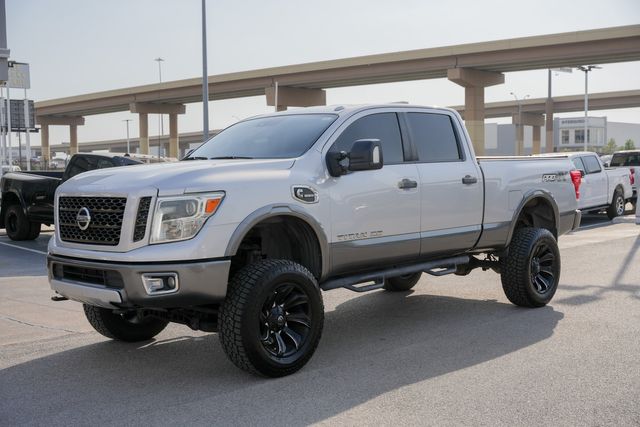 2016 Nissan Titan XD PRO-4X W/ UPGRADES / CUMMINS DIESEL 4X4 W/ AISIN | Austin, TX | Rocky Mountain Truck Stop Austin