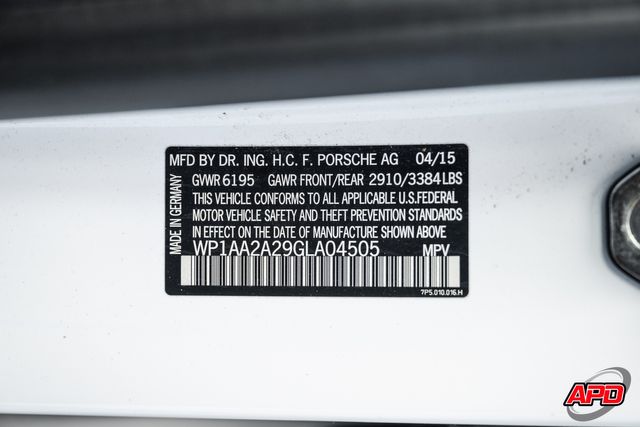 2016 Porsche Cayenne 2016 Porsche Cayenne