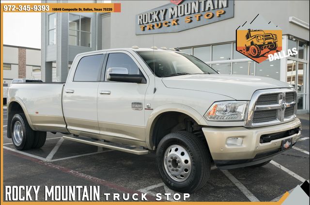 2016 Ram 3500 Laramie Longhorn LONG BED DRW 4X4 / AISIN TRANS | Austin, TX | Rocky Mountain Truck Stop Austin in Austin, TX 78759