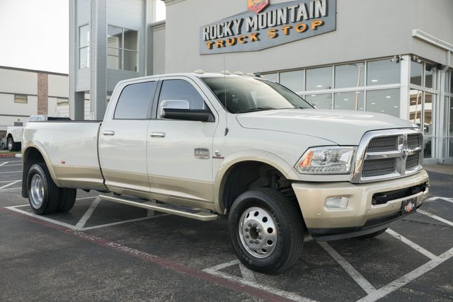 2016 Ram 3500 Laramie Longhorn LONG BED DRW 4X4 / AISIN TRANS | Austin, TX | Rocky Mountain Truck Stop Austin
