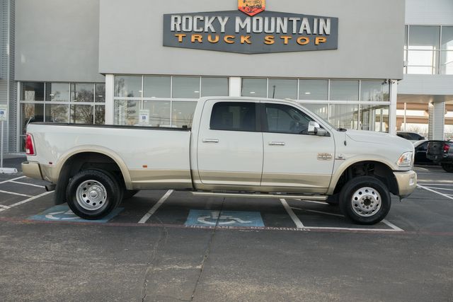 2016 Ram 3500 Laramie Longhorn LONG BED DRW 4X4 / AISIN TRANS | Austin, TX | Rocky Mountain Truck Stop Austin