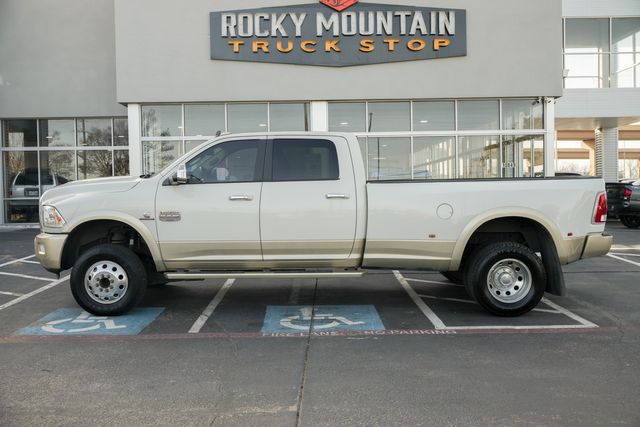 2016 Ram 3500 Laramie Longhorn LONG BED DRW 4X4 / AISIN TRANS | Austin, TX | Rocky Mountain Truck Stop Austin 2016 Ram 3500 Laramie Longhorn LONG BED DRW 4X4 / AISIN TRANS | Austin, TX | Rocky Mountain Truck Stop Austin