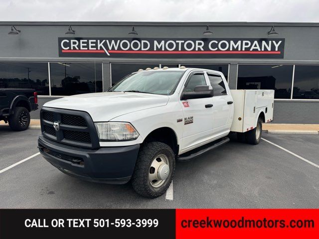 2016 Ram 3500 Tradesman Crew Cab 4x4 GAS Utility Bed Financing
