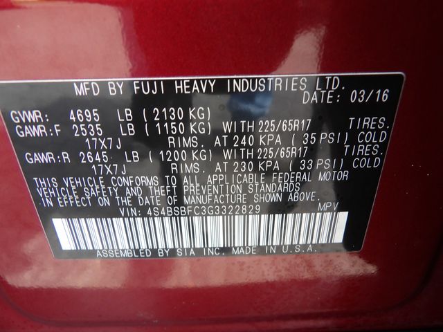 2016 Subaru Outback 2.5i Premium | Dalton, GA | Paniagua Auto Mall 