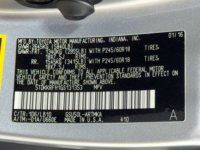 2016 Toyota Highlander XLE | Houston, TX | Houston Auto Credit