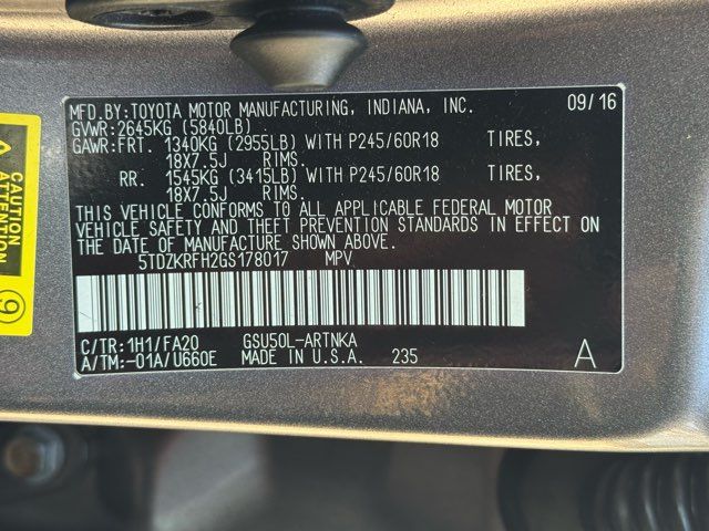 2016 Toyota Highlander LE Plus