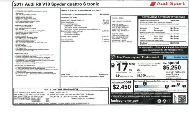 2017 Audi R8 Spyder 5.2L V10 Twin-Turbo 829HP GODSPEED COILOVER | Dallas, TX | East Dallas Diesel 2017 Audi R8 Spyder 5.2L V10 Twin-Turbo 829HP GODSPEED COILOVER | Dallas, TX | East Dallas Diesel
