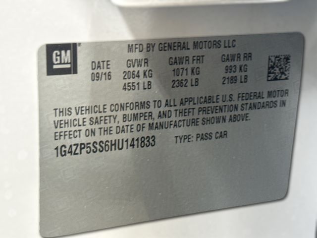 2017 Buick LACROSSE ESSENCE