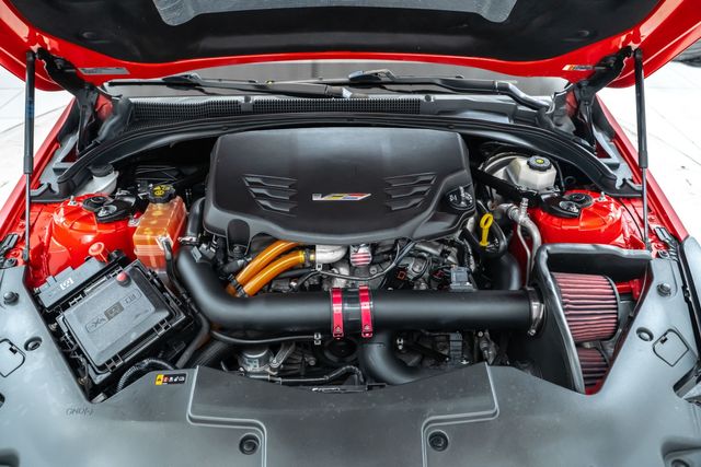 2017 Cadillac ATS-V Carbon Package with Upgrades in Rare Velocity Red | Dallas, TX | RPM Garage