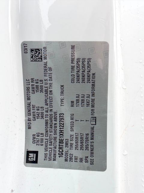 2017 Chevrolet Colorado Work Truck