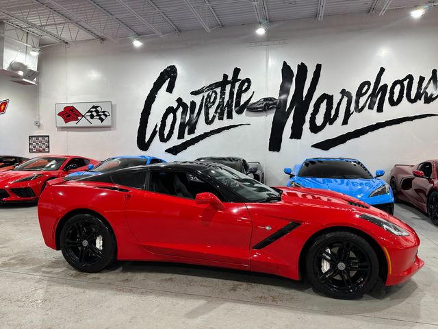 2017 Chevrolet Corvette Coupe Z51-10 Spokes, Auto, Glass Top, 1-Owner, 60k | Dallas, Texas | Corvette Warehouse 