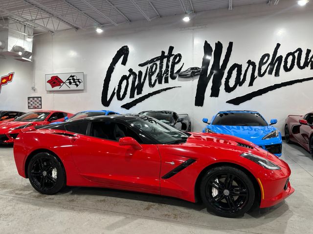 2017 Chevrolet Corvette Coupe Z51-10 Spokes, Auto, Glass Top, 1-Owner, 60k | Dallas, Texas | Corvette Warehouse 