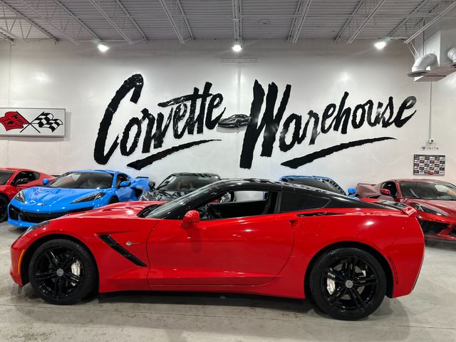 2017 Chevrolet Corvette Coupe Z51-10 Spokes, Auto, Glass Top, 1-Owner, 60k | Dallas, Texas | Corvette Warehouse 