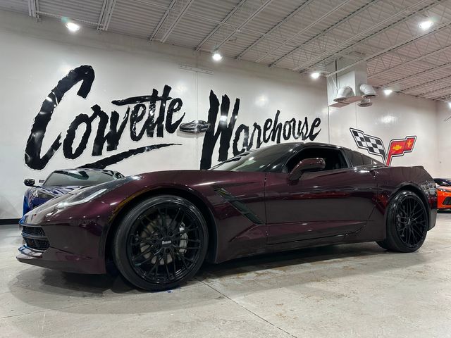 2017 Chevrolet Corvette Coupe Premium, Z51 SPLR, Auto, Black Wheels, 87k | Dallas, Texas | Corvette Warehouse 