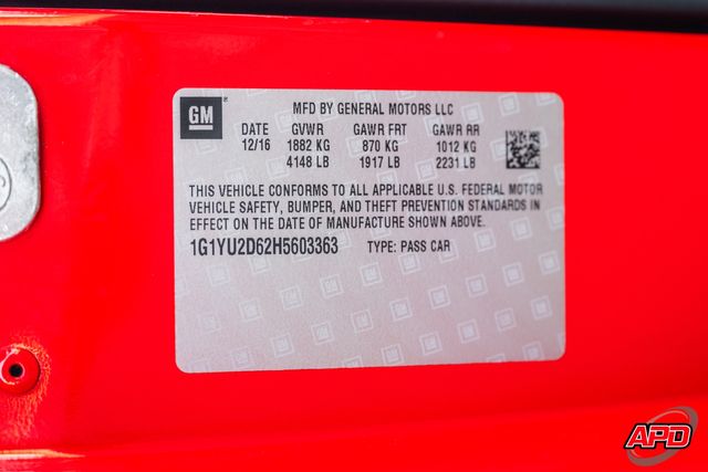 2017 Chevrolet Corvette Z06 3LZ Z07 2017 Chevrolet Corvette Z06 3LZ Z07