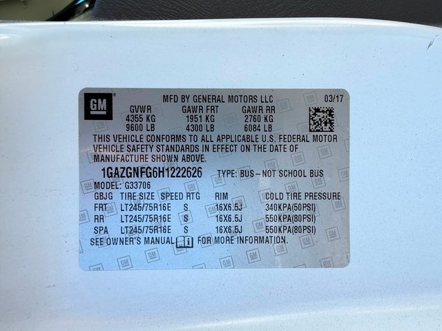 2017 Chevrolet Express LS 3500