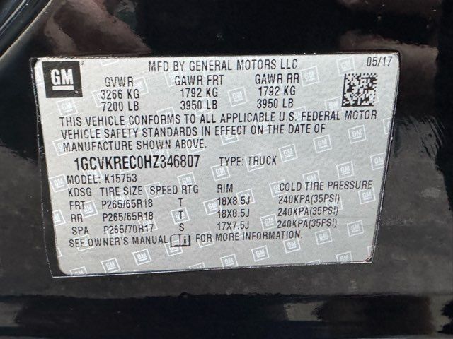 2017 Chevrolet Silverado 1500 LT