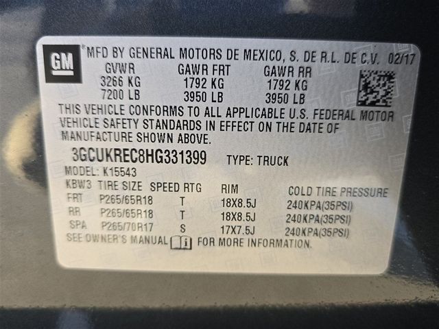 2017 Chevrolet Silverado 1500 LT 2017 Chevrolet Silverado 1500 LT