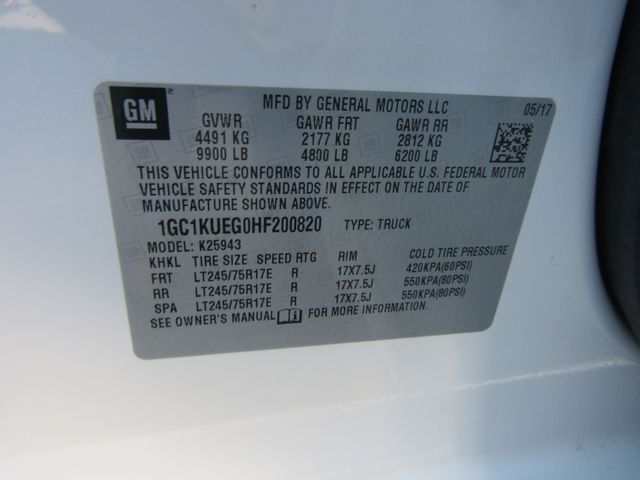 2017 Chevrolet Silverado 2500HD Crew Cab 4x4 with New 8' Knapheide Utility Bed