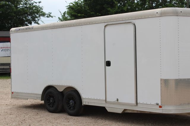 2017 Featherlite 4926 - 20 ENCLOSED CAR TRAILER ALL ALUMINUM BLACK WHEELS | CONROE, TX | SportChassis/ Featherlite Trailers of Texas