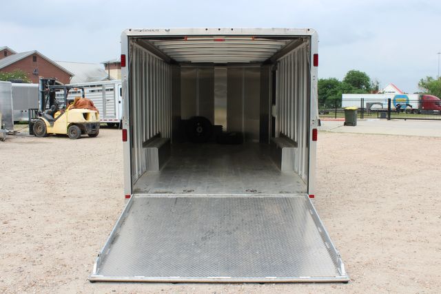 2017 Featherlite 4926 - 20 ENCLOSED CAR TRAILER ALL ALUMINUM BLACK WHEELS | CONROE, TX | SportChassis/ Featherlite Trailers of Texas