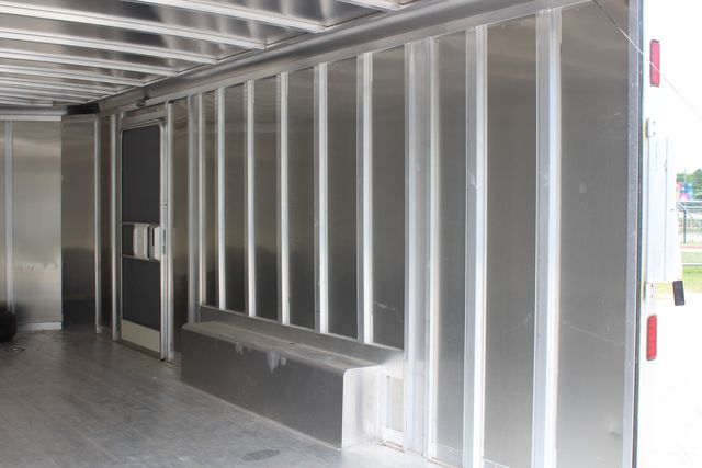 2017 Featherlite 4926 - 20 ENCLOSED CAR TRAILER ALL ALUMINUM BLACK WHEELS | CONROE, TX | SportChassis/ Featherlite Trailers of Texas