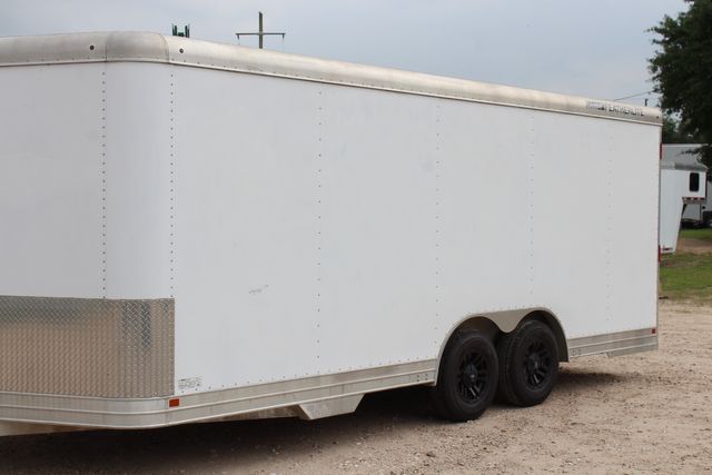 2017 Featherlite 4926 - 20 ENCLOSED CAR TRAILER ALL ALUMINUM BLACK WHEELS | CONROE, TX | SportChassis/ Featherlite Trailers of Texas