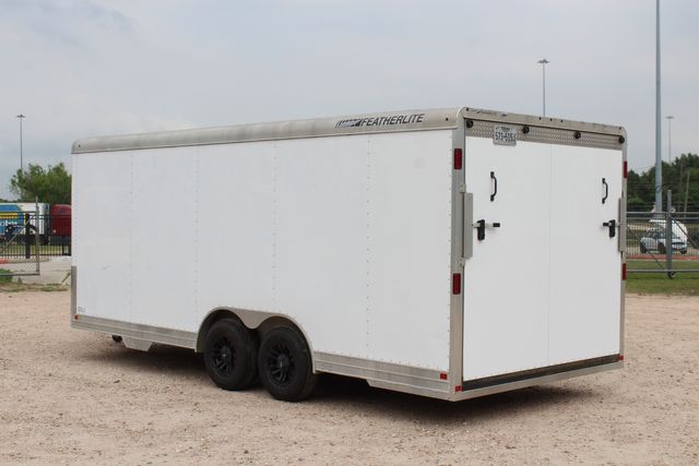2017 Featherlite 4926 - 20 ENCLOSED CAR TRAILER ALL ALUMINUM BLACK WHEELS | CONROE, TX | SportChassis/ Featherlite Trailers of Texas